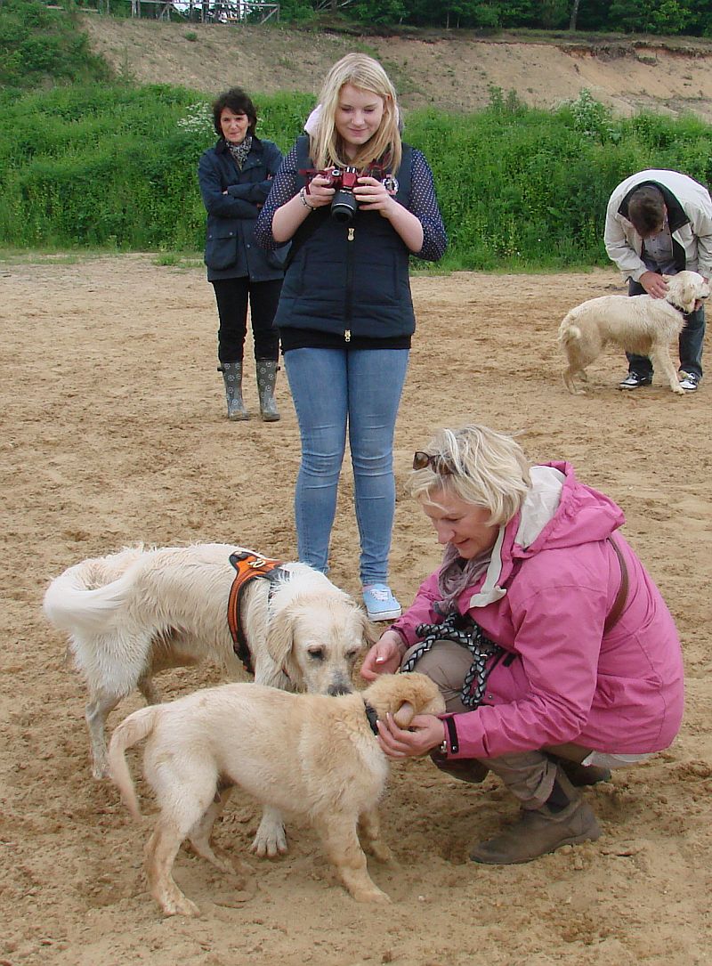 leonie und Sabine Schmidt hier mit Eden und Duke