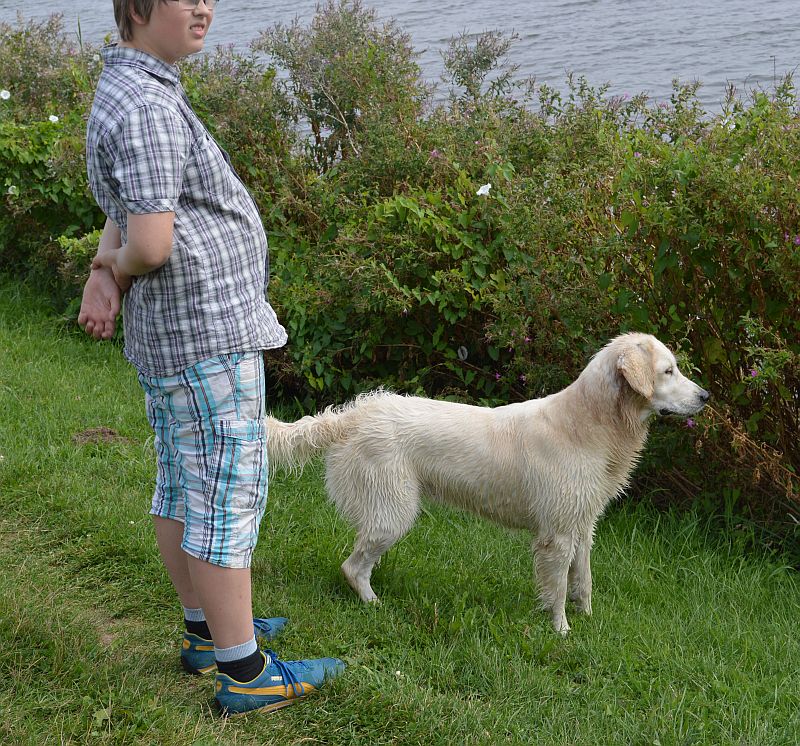 Henry mit Luna